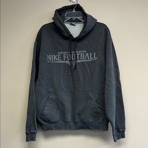 Nike Football Graphic Charcoal Athletic Hoodie